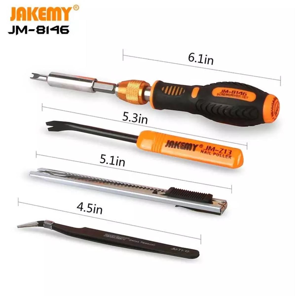 JAKEMY 47 in 1 Household DIY Maintenance toolkit JAKEMY 47 in 1 Household DIY Maintenance toolkit