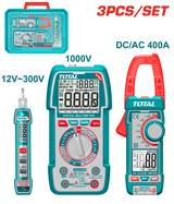 Total TOS24067 3-Piece Electrical Test Kit – Accurate & Reliable