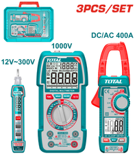 Total TOS24067 3-Piece Electrical Test Kit – Accurate & Reliable