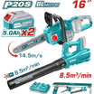 Total 16" Chainsaw Charging Kit + Agricultural Blower (Blue)