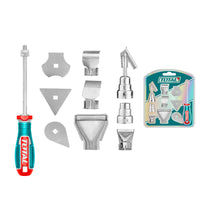 TOTAL 10-Piece Heat Gun Accessories Set High-Performance