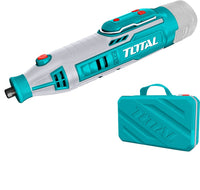 TOTAL 12V Cordless Mini Grinder & 100 Accessories Versatile