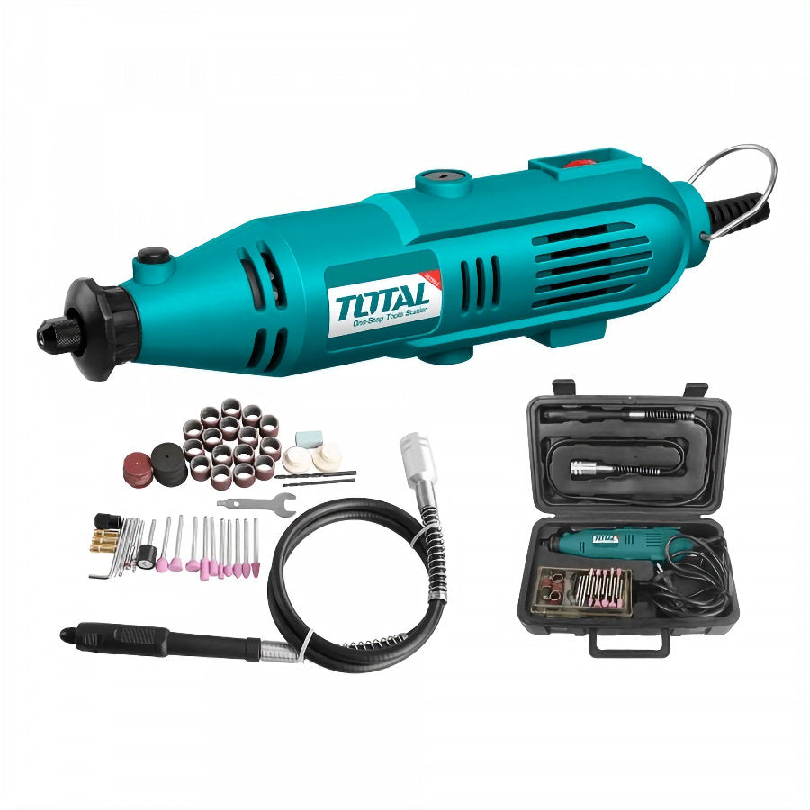 TOTAL 130W Mini Grinder High Precision & Multi-Purpose