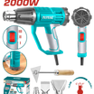 TOTAL 2000W Heat Gun High Performance & Precise Heat Control