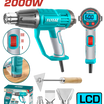 TOTAL 2000W Heat Gun with LCD High Performance & Precise Control