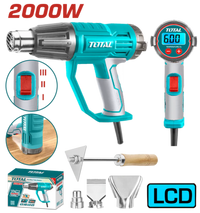 TOTAL 2000W Heat Gun with LCD High Performance & Precise Control