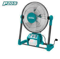 TOTAL 20V Cordless Fan Dual Power 3 Speeds