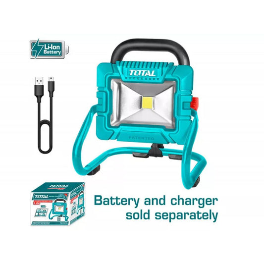 TOTAL 3.6V Rechargeable Flashlight Long-Lasting & Portable