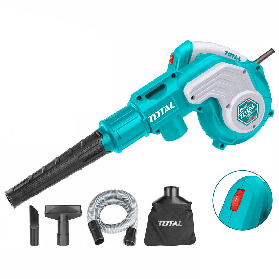TOTAL 800W Blower High Power for Cleaning & Dust Removal TOTAL 800W Blower High Power for Cleaning & Dust Removal