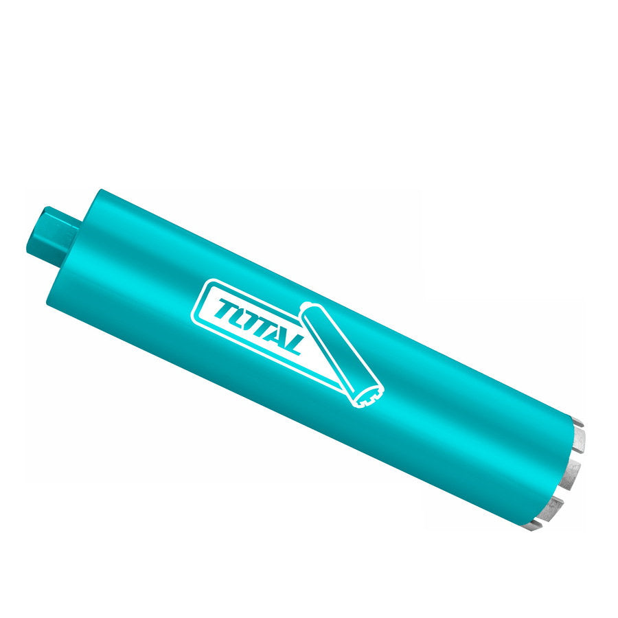 TOTAL Diamond Core Bit 6×45cm High Precision for Concrete & Marble TOTAL Diamond Core Bit 6×45cm High Precision for Concrete & Marble