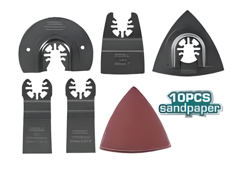TOTAL Multi-Tool Blade Set 15 pcs Versatile & Efficient TOTAL Multi-Tool Blade Set 15 pcs Versatile & Efficient