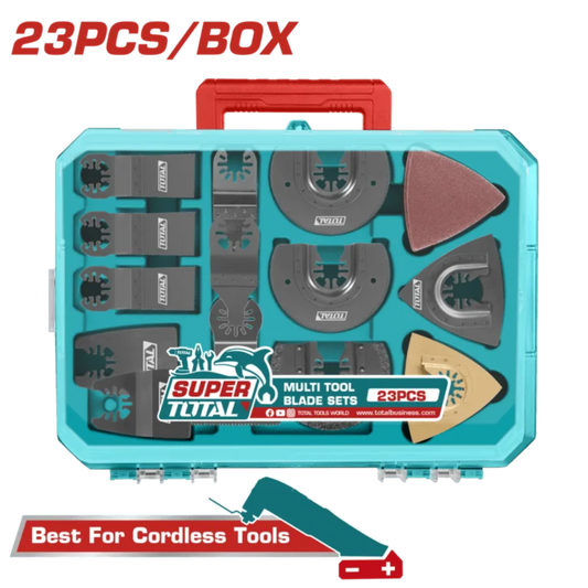 TOTAL Multi-Tool Blade Set 23 pcs Versatile & Durable