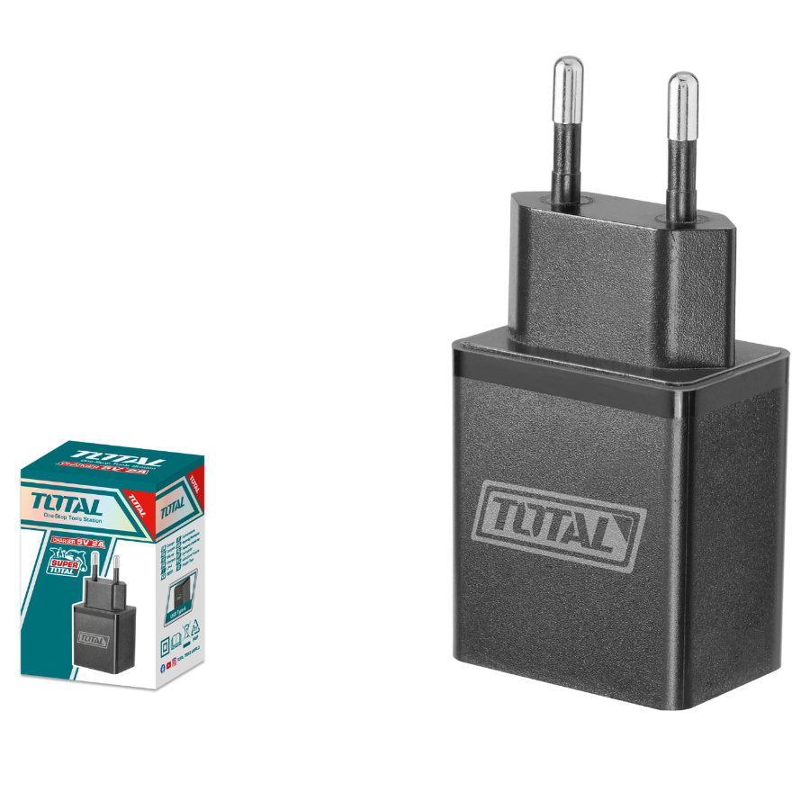 TOTAL USB 5V Charger Compact & Fast Charging for All Devices TOTAL USB 5V Charger Compact & Fast Charging for All Devices