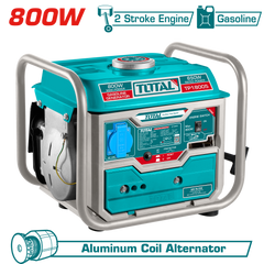 TOTAL 0.8kW Gasoline Generator – 2-Stroke Portable Generator (TP18005)