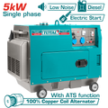 TOTAL Silent Diesel Generator 5.0kW (TP250001-1)
