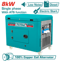 TOTAL Silent Diesel Generator 8kW – Electric Start with ATS Function (TP280001-1)