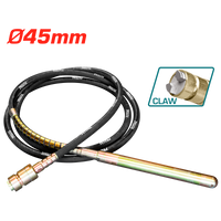 TOTAL 45mm Concrete Vibrator Poker – 6m Hose, 200Hz, Claw Coupling (TPVP1451)