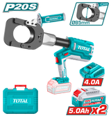 TOTAL Cordless Hydraulic Cable Cutter 20V | 85mm | 60kN (TRCLI2005)