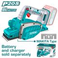 TOTAL 20V Cordless Planer – 82mm, TRLI20401 (Tool Only)