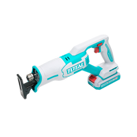 TOTAL 20V Cordless Reciprocating Saw – 0-2800rpm, Cutting Capacity Wood 210mm & Metal 12mm, Blades Included (TRSLI2108)