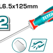 TOTAL Slotted Screwdriver SL6.5 × 125mm (TSDSL6125)
