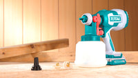 TOTAL 20V Cordless Spray Gun – 1000ml Paint Sprayer with Adjustable Spray - Battery & Charger Sold Separately (TSGLI2004)