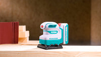 TOTAL Cordless Sheet Sander 20V | 110mmx100mm – Brushless Finishing Sander - Battery & Charger Sold Separately (TSHSLI2024)