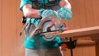 TOTAL Cordless Brushless Circular Saw 42V – 185mm | 7.25" with 2 Batteries (TSLI4218512)