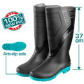 TOTAL Black PVC Rain Boots | Waterproof & Chemical Resistant (TSP302LAB)
