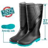 TOTAL Black PVC Rain Boots | Waterproof & Chemical Resistant (TSP302LAB)
