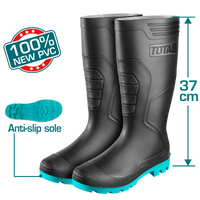 TOTAL Rain Boots – 100% Waterproof PVC Safety Boots (TSP308LYB)
