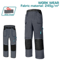 TOTAL Work Trousers with Knee Pad Pockets – Durable & Reflective (TSP6022)