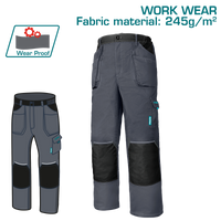 TOTAL Work Trousers with Knee Pad Pockets – Durable & Reflective (TSP6022)