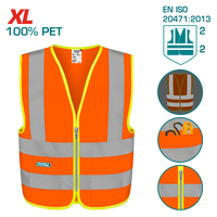 TOTAL High Visibility Reflective Safety Vest – Fluorescent Orange (TSP62XL)