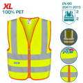 TOTAL Reflective Safety Vest – Fluorescent Yellow, EN471 Class 2, XL (TSP63XL)