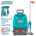 TOTAL Cordless Sprayer 16L | 20V - Battery & Charger Sold Separately (TSPLI2016)