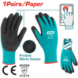TOTAL Nitrile Frosted Coated Gloves – Touchscreen Compatible - XL (TSPTG01)