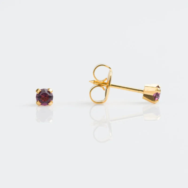 STUDEX Tiny Tips Tiny GP 3mm February Amethyst Tiffany – TT-102 STUDEX Tiny Tips Tiny GP 3mm February Amethyst Tiffany – TT-102