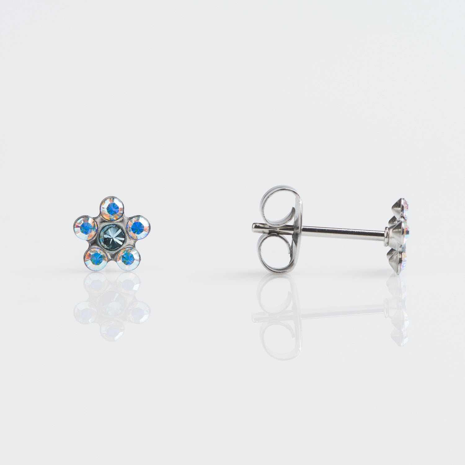 STUDEX GP Daisy AB Crystal Mar Aqua – TT-6153 Earrings