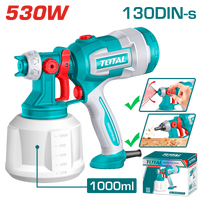 TOTAL Electric Spray Gun 530W with 1000ml Container (TT4506)