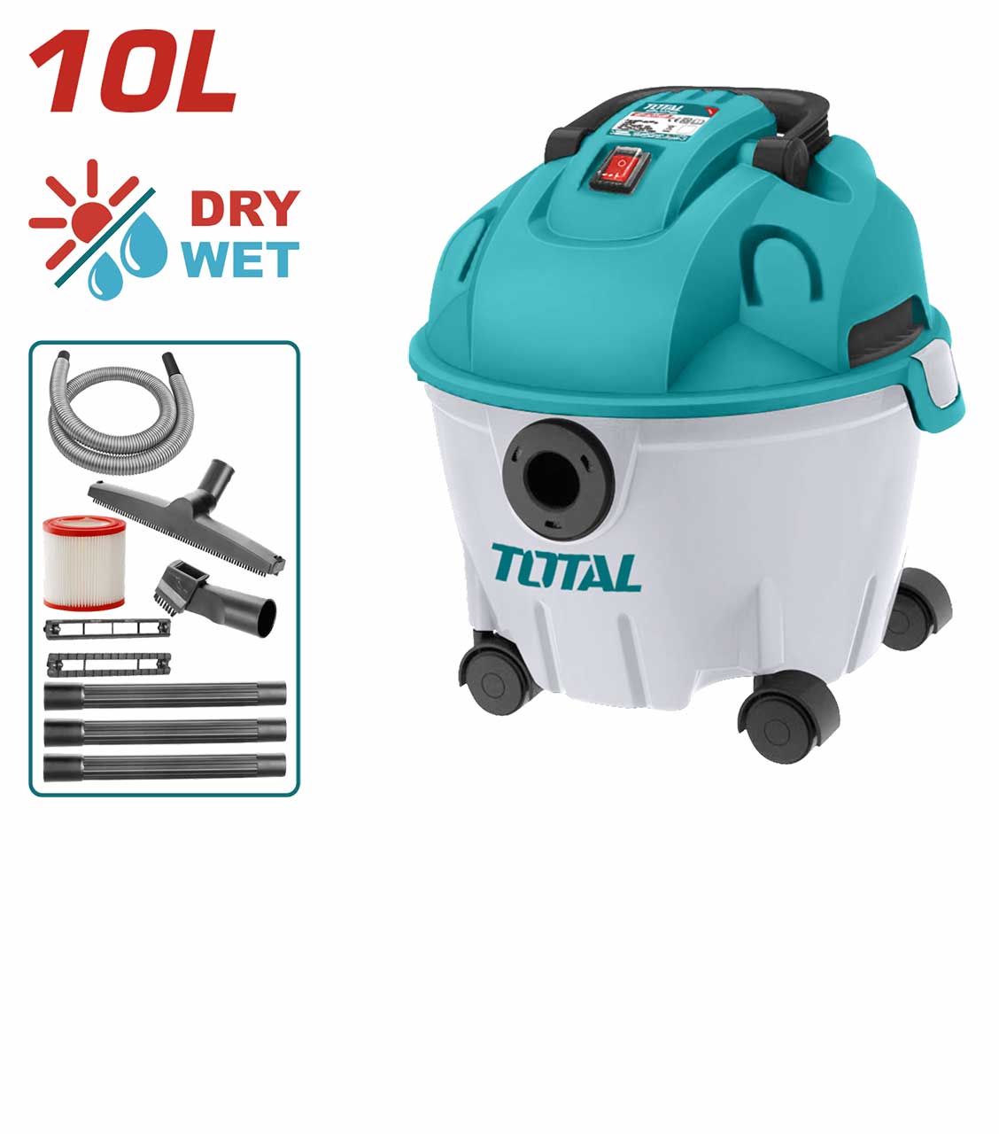 TOTAL Vacuum Cleaner – Compact Design with Powerful Performance TOTAL Vacuum Cleaner – Compact Design with Powerful Performance