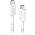 Anker USB-C to USB-C Cable 240W Braided 3ft, 6ft - White