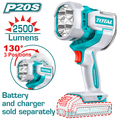 TOTAL Cordless Work Lamp 20V – 22.5W LED Adjustable Work Light - Battery & Charger Sold Separately (TWLI20885)