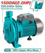 TOTAL Centrifugal Water Pump 1500W | 2.0HP - 1" (TWP215006)