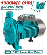TOTAL Centrifugal Water Pump 1500W | 2.0HP - 1" (TWP215006)