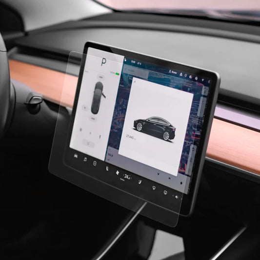  Momax GLASSPRO+ واقي شاشة من الزجاج المقوى 9H لشاشة Tesla Model 3/Y