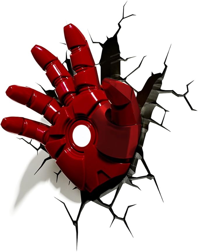 The Source 3D Marvel Iron Man Hand Light Safe & Heroic Decor The Source 3D Marvel Iron Man Hand Light Safe & Heroic Decor