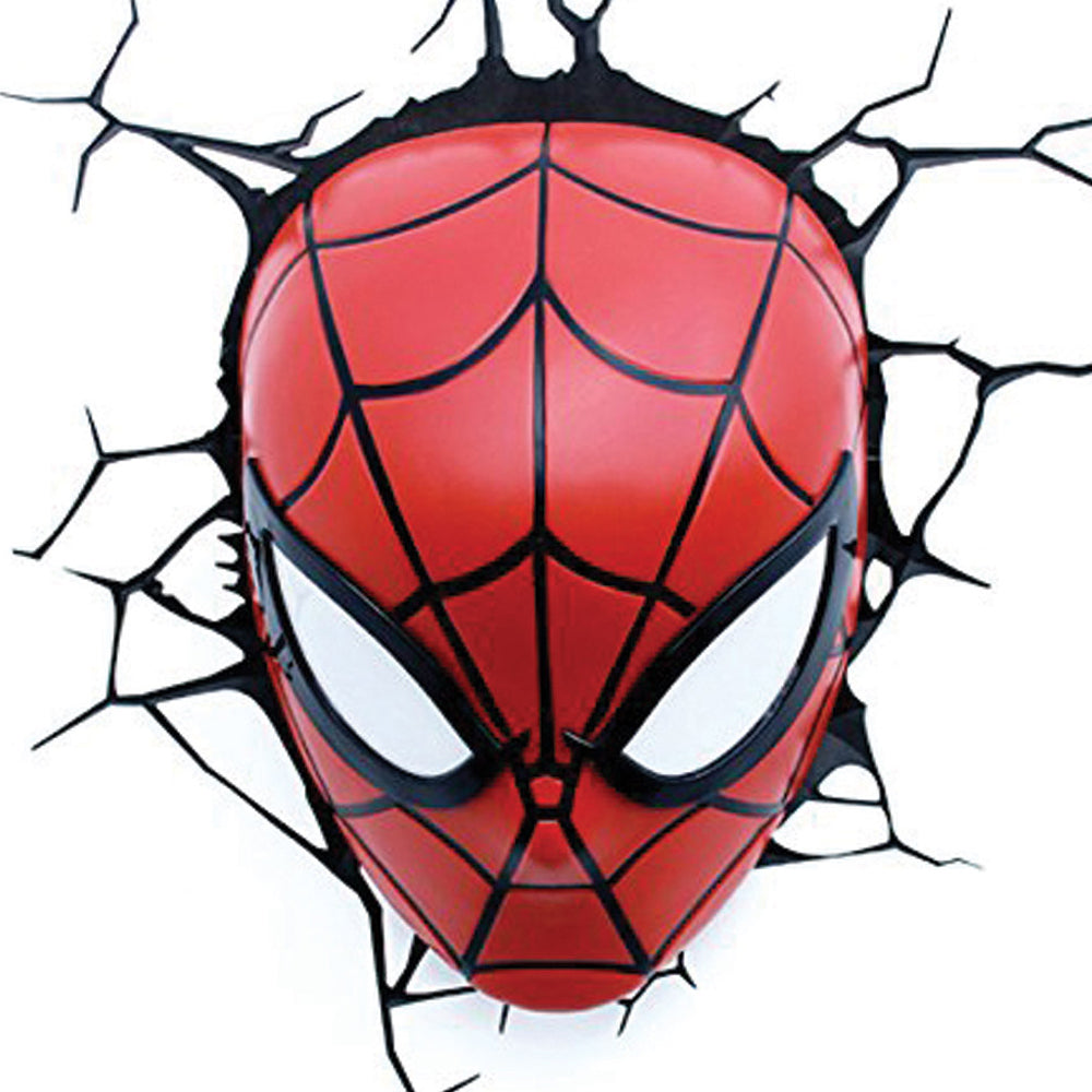 The Source 3D Marvel Spider Man Head Light Cool & Safe Design The Source 3D Marvel Spider Man Head Light Cool & Safe Design