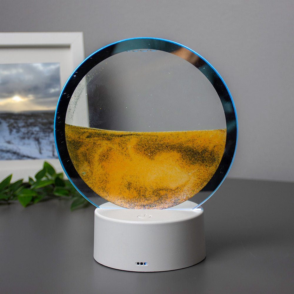 The Source Light Up Sand Art Stylish Decor & Desk Lamp