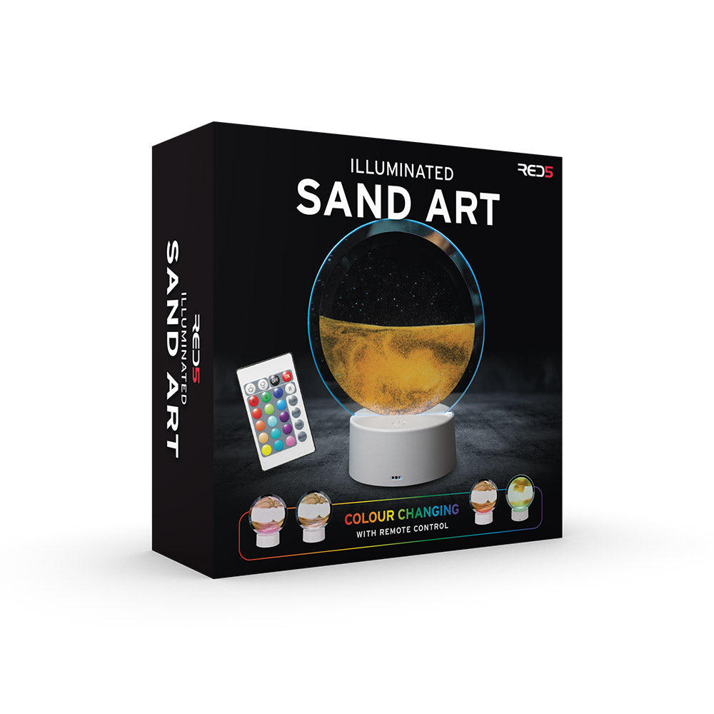 The Source Light Up Sand Art Stylish Decor & Desk Lamp
